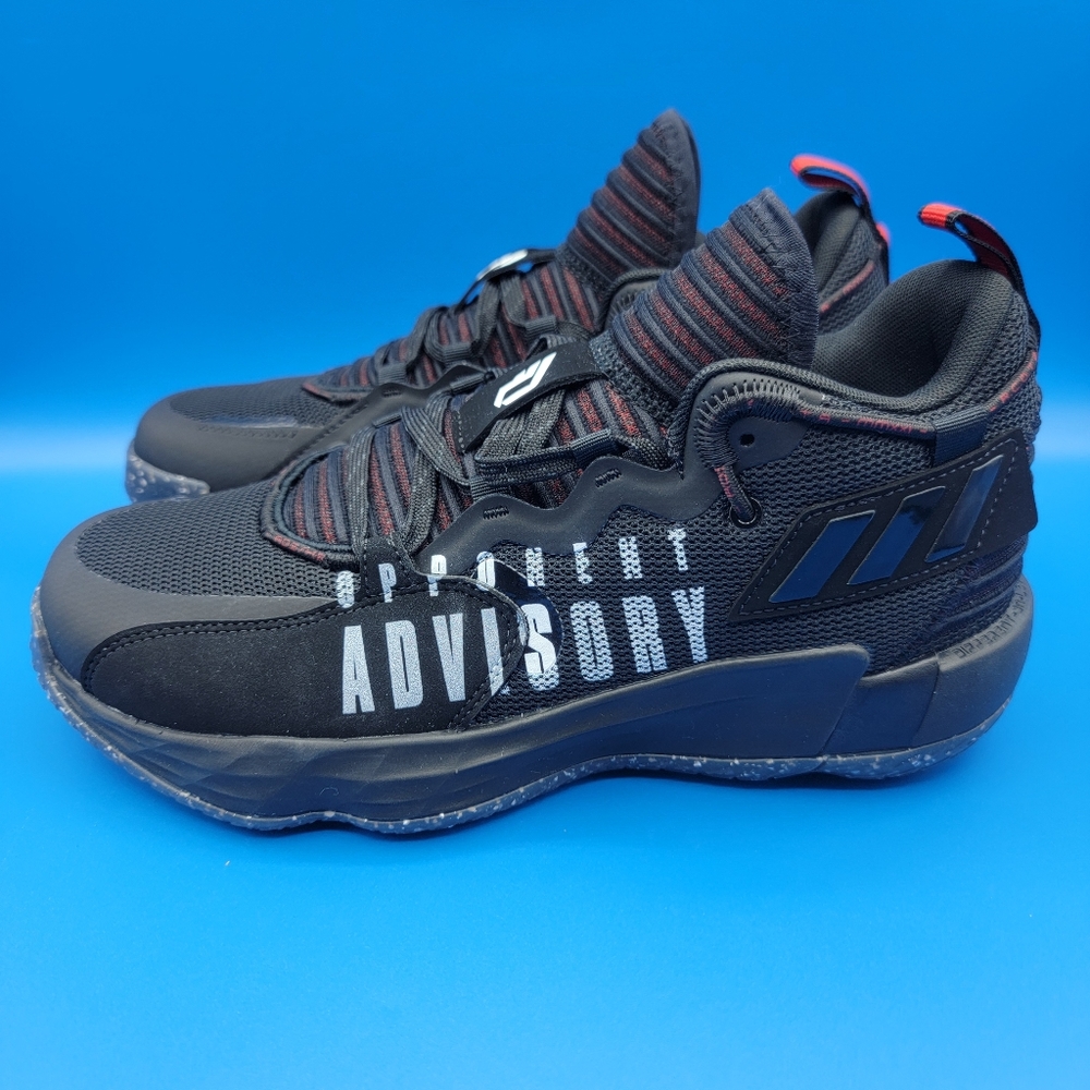 Adidas Dame 7 Extply GCA Core Black White-Vivid Red Mens Shoes Size 8 GV9872 New